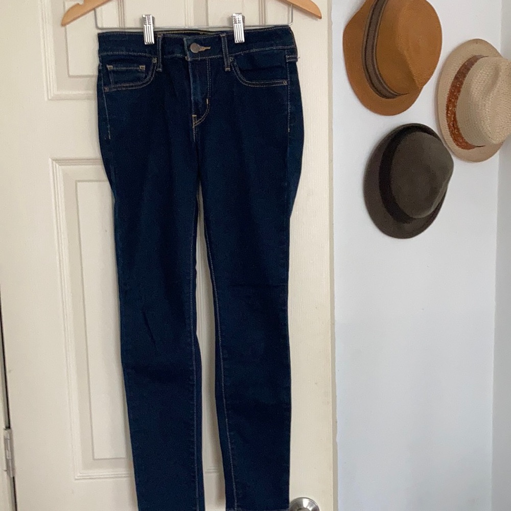 Levi’s 711 Skinny Jeans 26WX 28L Cast Shadows